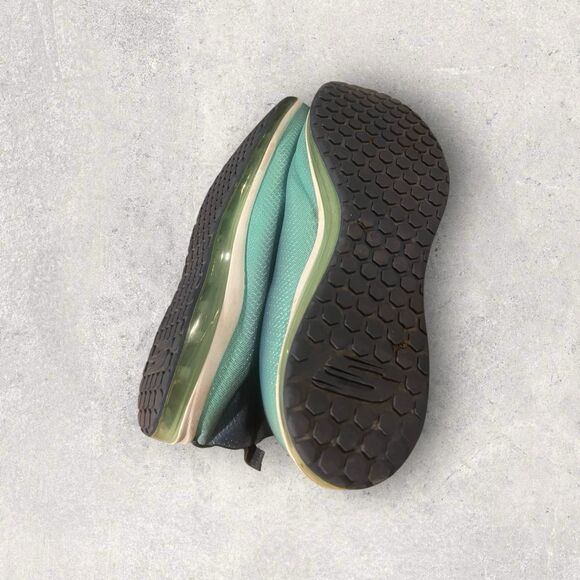 Skechers Skech-Air Element Trainer Sneaker Navy Green Womens Size 11 - Picture 4 of 8